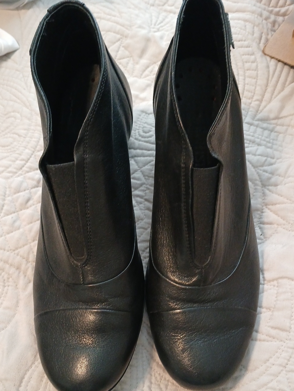 Mephisto Soft Air Technology Slip-On Pump Black Heels EU 38 / US 8½